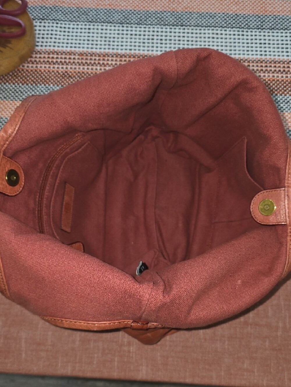 Frye Brown Leather Tote Bag - Picture 13 of 13
